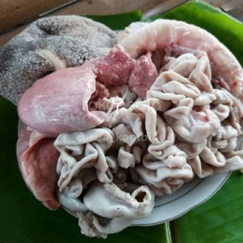 Goat offal 